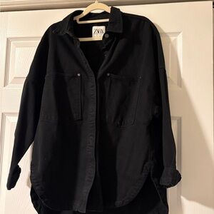 Zara Classic Black Overshirt